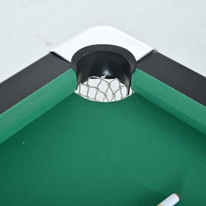 6ft Foldable Pool Table for Home, Billiard Game Table with Accessories, Compact Indoor Sports Entertainment for Family Kids Adults