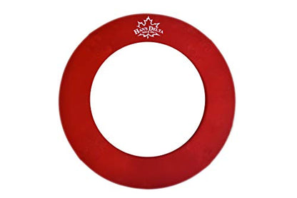 HAN'S DELTA Professional Dartboard Backboard Surround Wall Protector - color: Red Round