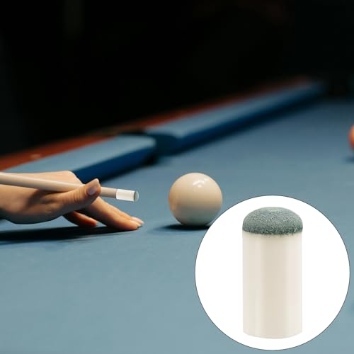 XIHIRCD 40pcs Slip On Pool Cue Tips, 4 Sizes Pool Stick Tips No Glue or Tool Required Billiard Cue Tips Replacement 9mm, 10mm, 12mm, 13mm Billiard Stick Tips for Snooker and Pool Cues