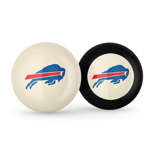 Imperial NFL Logo Cue Ball & 8 Ball Combo Set - color: Buffalo Bills, White