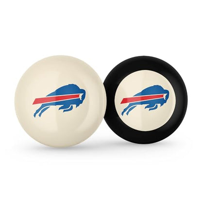 Imperial NFL Logo Cue Ball & 8 Ball Combo Set - color: Buffalo Bills, White
