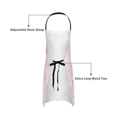 Castle Fairy Boy Soccer Kitchen Apron - color: Pink Badminton