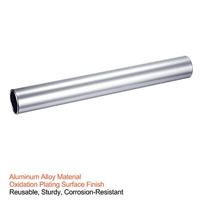 PATIKIL Relay Track Baton, Aluminum Alloy Tube Field Running Race Stick for Outdoor Athletics Sport Game Tool - color: Silver
