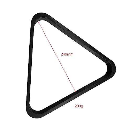 Billiard Triangle Ball Rack Pool Ball Positioning Frame Equipment for 2 Inch Pool Balls Home Game Room