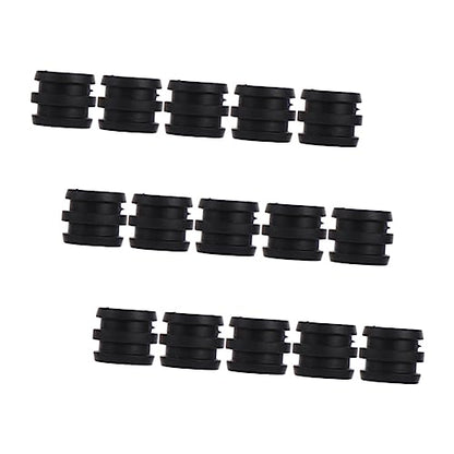 BESPORTBLE 15pcs Table Football Bushings Plastic Foosball Bearing Rods for Easy Replacement Compatible Standard Tables Practical Game Accessories