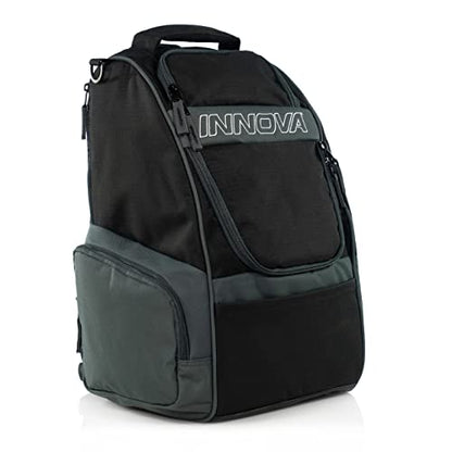 INNOVA Disc Golf 2019 Adventure Pack Backpack Disc Golf Bag - Black