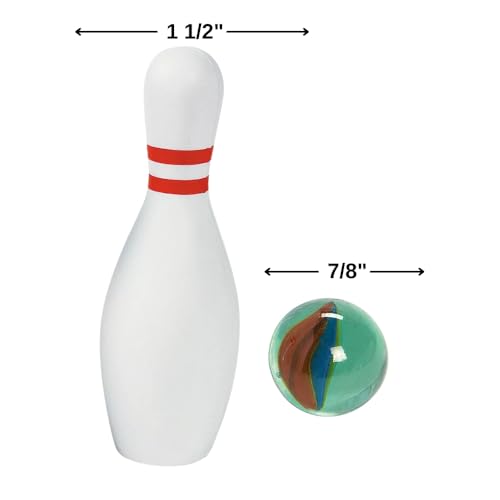Assorted Plastic Play On Mini Bowling Sets (6 Sets) - Fun Designs, Perfect for Indoor Play, Party Favor, Birthdays, and More