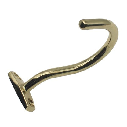 FDXGYH 1pcs Golden Billiard Table Board Cue Holder with 1 Hook for Accessories Storage