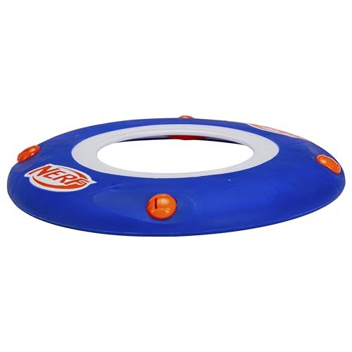 Nerf Kids Soft Flying Disc - Sonic Slinger Indoor + Outdoor Flying Disc Toy for Kids - 11" Inch - Super Lightweight Construction for Indoor + Outdoor Use - Howls When Thrown