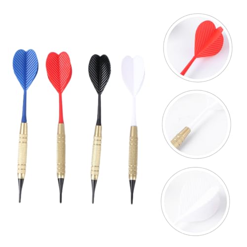 Abaodam 12pcs Electronic Dart Boys and Girls Soft Tip Random Colors for and Beginners