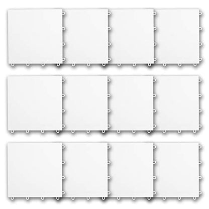Franklin Sports Synthetic Ice Hockey Shooting Pad - Fake Ice Dryland Tiles for Shot Training Stick Handling Skills Practice - Hockey Training Equipment - 4' x 3' Feet