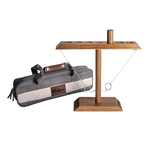 Elakai Outdoor Games for Adults and Family Premium Carry Bag Included 2 Player Hook and Ring