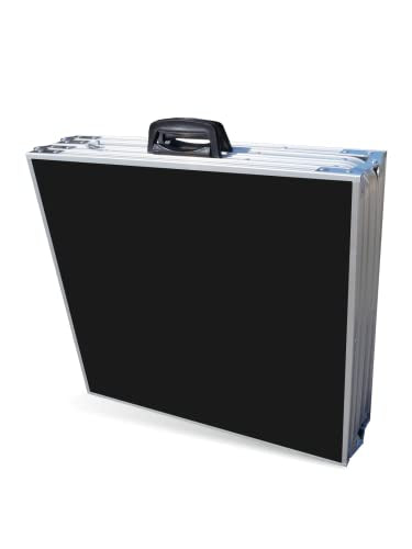 8-Foot Regulation Folding Beer Pong Table w/Beer Pong Balls & Optional Cup Holes, LED Lights, Custom Graphic (Choose Your Model) - size: Black - 8 Foot Table, style: Base Model