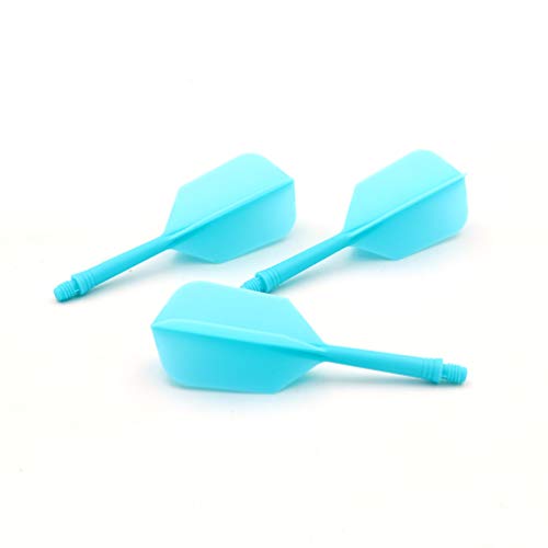 CUESOUL ROST Integrated Dart Shaft and Flights Medium,Slim Shape,Set of 3 - color: Blue