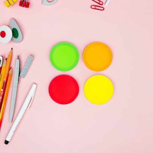8pcs Air Hockey Pucks Replacement Set 64mm Sturdy Table Game Accessories for Home and Group Entertainment