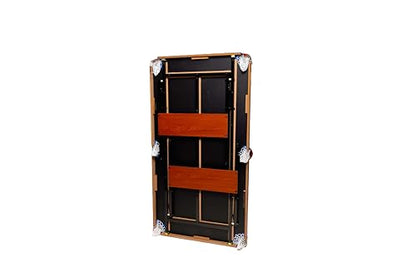 RACK Crux 55-inch Folding Billiard/Pool Table – Portable, Space-Saving Foldable Design - style: Blue Original