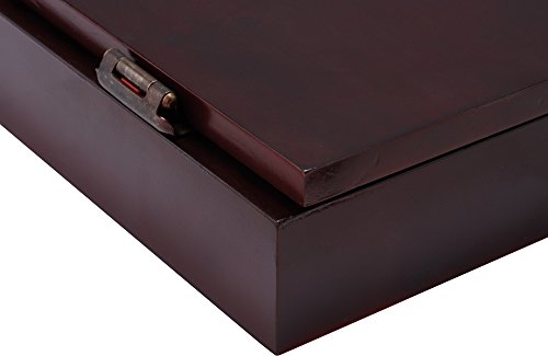 Viper by GLD Products Metropolitan Solid Wood Cabinet & Sisal/Bristle Dartboard Play-Ready Bundle - color: Mahogany, style: Standard Set