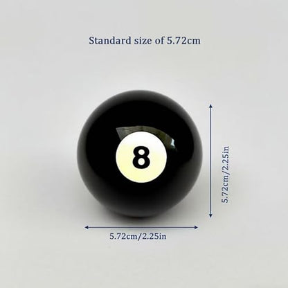 Billiard Balls Set 2-1/4 Inch Regulation Size, 16-Piece Premium Resin Pool Balls for Professional & Home Pool Table Replacement, Tournament Standard Billiard Balls(16 Resin Balls) New Grade A Crystal - style: Small Characters-White circle