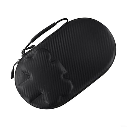 Table Tennis Racket Bag, EVA Hard Shell Case for 2 Paddles & 4 Balls, Waterproof Storage Box with Handle and Elastic Bands for Ping Pong Accessories