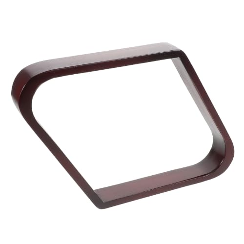 Wooden Pool Ball Rack Triangle Rhombus Shape Billiard Rack for Effortless Ball Placement and Versatile Nineball Setup, for Pool Tables in Clubs and Leisure Venues