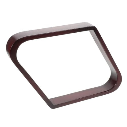 Wooden Pool Ball Rack Triangle Rhombus Shape Billiard Rack for Effortless Ball Placement and Versatile Nineball Setup, for Pool Tables in Clubs and Leisure Venues