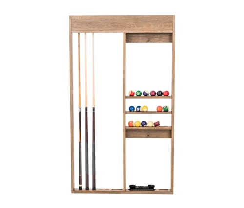 Empire USA Doc & Holiday - Arcadia Wall Rack for Hanks Table - (Americana Cholocate) - color: Americana Cholocate