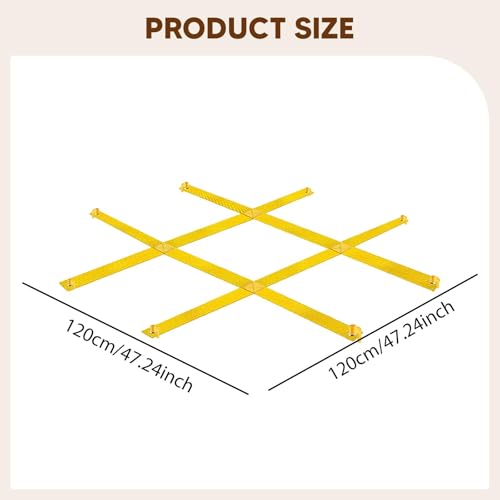 Bag Toss Game Giant Tac Toe Outdoor Toss Game Set Large Throwing Target Game Nylon Feature Suitable for Lawn Parties Outdoor, Yellow A - color: Yellow a