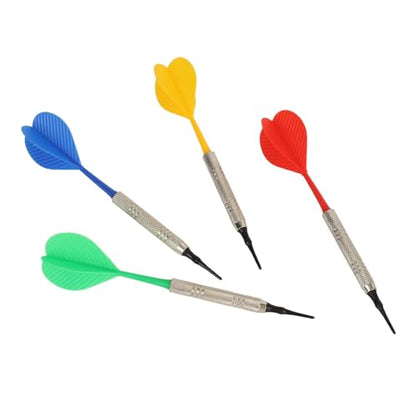 Alomejor Darts with a Soft Tip of Professional Plastic Set 12 Pieces for Internal Discs, Friendship for Beginners with Darts 100 Parts