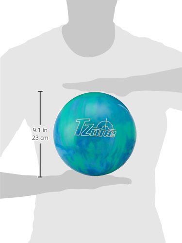 Brunswick TZone Caribbean Blue Bowling Ball (10-Pounds)