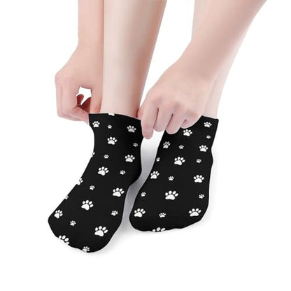 5 Pairs Women’s Low Cut Ankle Socks, Soft Athletic No Show for Running Yoga Daily Wear - color: Picture (12)