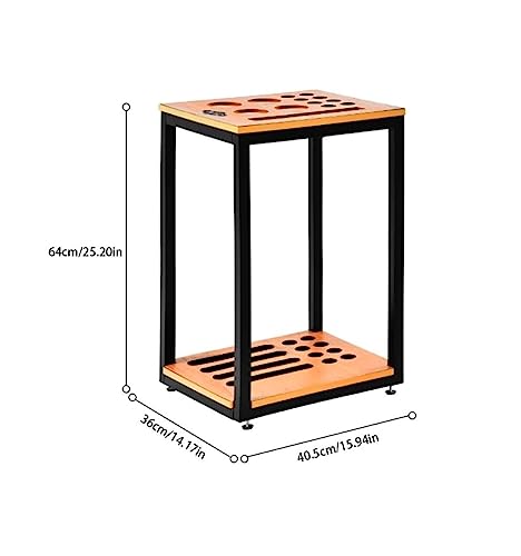 Pool Stick Holder Pool Cues Racks FreeStanding Solid Wood Rack Holds Up to 8 Cues Snooker Cue Rack Billiard Room Pool Hall