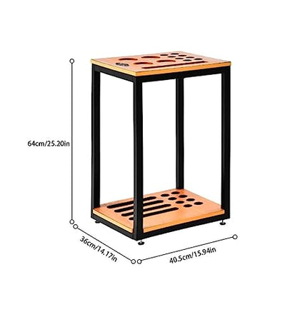 Pool Stick Holder Pool Cues Racks FreeStanding Solid Wood Rack Holds Up to 8 Cues Snooker Cue Rack Billiard Room Pool Hall