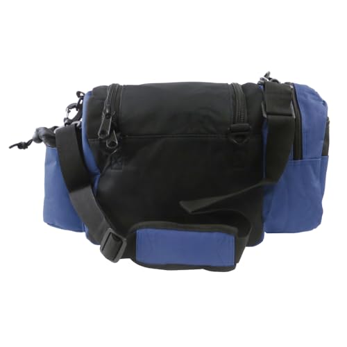 Fade Crunch Disc Golf Bag – Lightweight, Durable, and Insulated Shoulder Bag for All Skill Levels - Practice Bag - Lightweight Bag for night golf - color: Blueberry Blue
