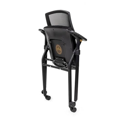 Triton Premium Foldable Poker Table with 10 Chairs - Soft-Padded Armrest, Individual Cup Holders, Portable Mat- Crafted with Durable Materials, Long-Lasting Poker Table for 10 Players - size: 10 Player with 10 Chairs