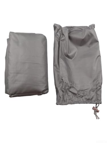 Outdoor Table Tennis Table 280x153x73cm, Waterproof Sunproof Dust Protector with Storage Bag Garden Patio Furniture, Gray(190T) - size: 190T