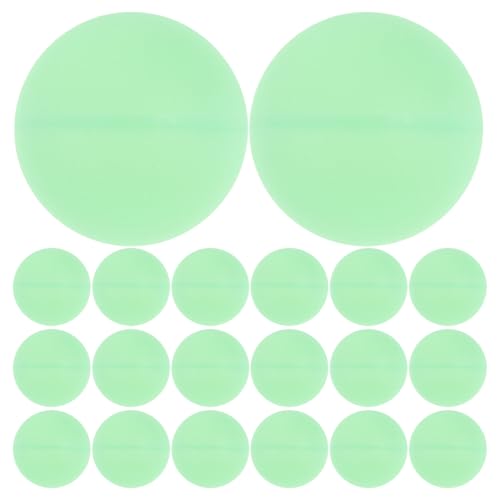Kisangel 50pcs Lighted Ping Pong Balls - 1.6" Night Glow Table Tennis Balls for Outdoor Sports Activities - Luminous Pingpong for Party Game Props Goodie Bag