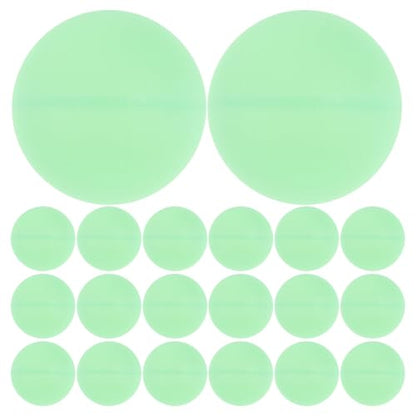 Kisangel 50pcs Lighted Ping Pong Balls - 1.6" Night Glow Table Tennis Balls for Outdoor Sports Activities - Luminous Pingpong for Party Game Props Goodie Bag