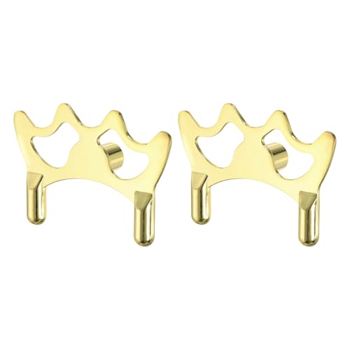 Billiard Bridge Head, Pool Cue Stick Bridge Screw-on Metal Cue Rests Billiard Accessories - color: Gold, style: Low Fork