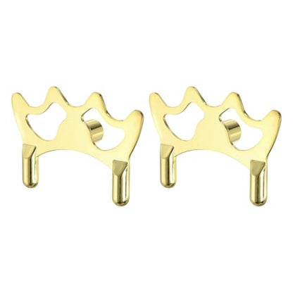 Billiard Bridge Head, Pool Cue Stick Bridge Screw-on Metal Cue Rests Billiard Accessories - color: Gold, style: Low Fork