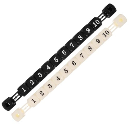 Kisangel 2pcs Foosball Scoring Counters, 10 Numbers Table Football Counter Scoring Score Indicator for Standard Foosball Table Parts