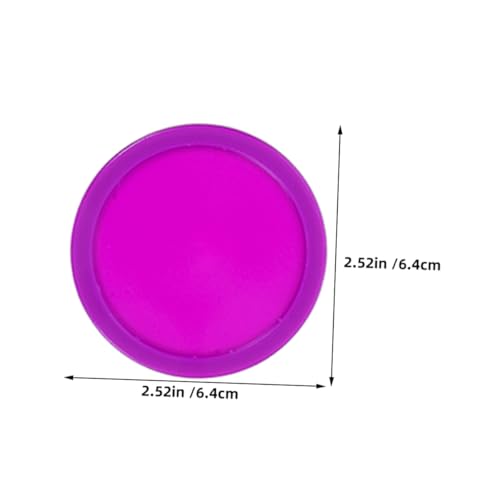 Hemoton 8pcs Heavy Duty Air Hockey Puck Replacement Set Accessories for Home and Game Tables Lightweight Design for Boy Girl and Adults for Indoor and