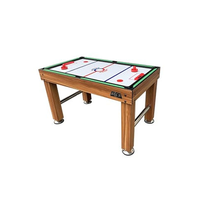 KICK Pentacle 55" 5-in-1 Multi Game Table – Foosball, Billiards/Pool, Push Hockey, Shuffleboard & Bowling - color: Brown