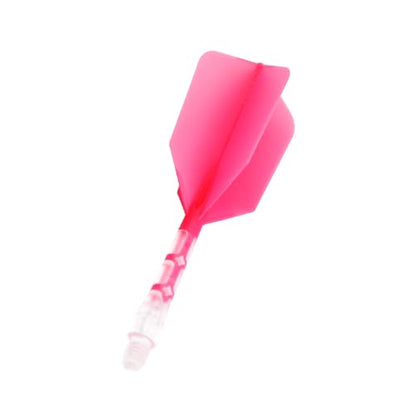 CUESOUL ROST T19 Integrated Dart Shaft and Flight Slim Shape M Size 28mm - color: Rose Red