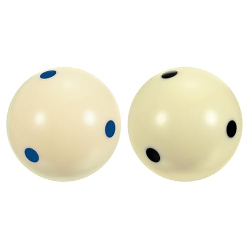PATIKIL Pool-Billiard Cue Ball, Pro Cup Cue Ball Practice Training Pool Ball for Billiard Room Game Room - color: Blue/Black