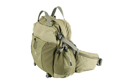 Mountainsmith Day Lumbar Waist pack, Running, Hiking, Cycling, Travel, and Outdoor Sport Activities with Dual Water Bottle Holders, Olive Green - color: Olive Green