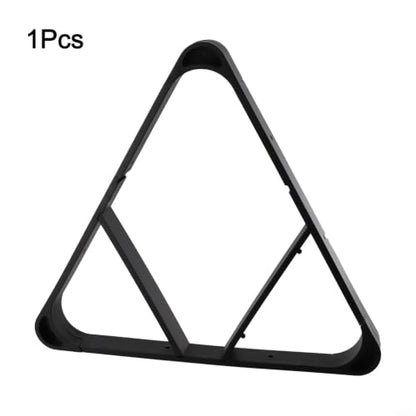 Billiard Ball Rack, Dual-Purpose 8-Ball Triangle and 9-Ball Diamond Rack, High-Strength Plastic Pool Ball Holder for Standard 2-1/4 Inch Balls, Black