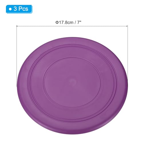 PATIKIL Flying Disc, Flying Discs Soft Waterproof for Dog Outdoor Playing Sport Game - color: Purple