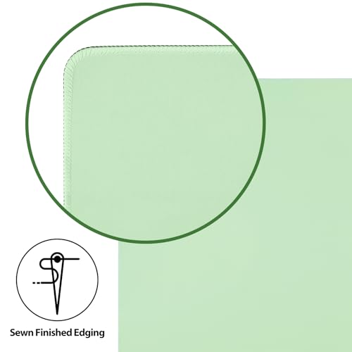 Green Mahjong Mat - 100% No Creases American Mahjong Mat, Anti-Slip & Noise Reduction Mahjong Table Cover, Mahjong Mats with Carrying Bag for Mahjong, Poker, Card Games, Dominoes, Board Games (Green) - color: Green