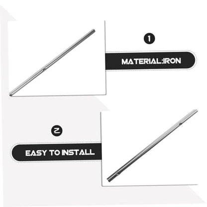 POPETPOP 2pcs Foosball Table Replacement Rods Durable Iron Poles for Table Soccer Machines Smooth Grip Handles for Boy Girl and Adults Diameter Soccer Accessory