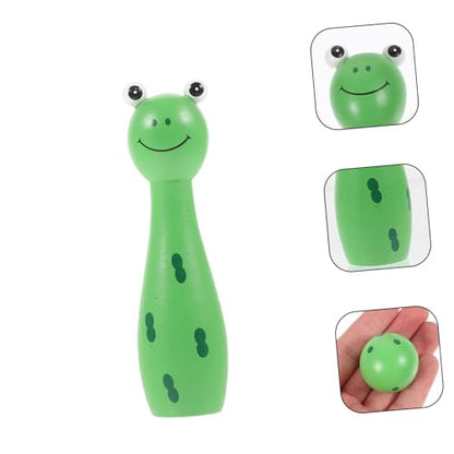POPETPOP 1Set Cartoon Bowling Adorable Bowling with Cartoon Pins Fun Indoor Sports Game for for Young